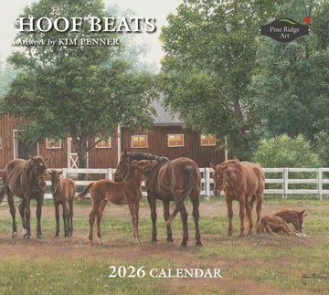 PINE RIDGE ART - CALENDRIER HOOF BEATS 2026