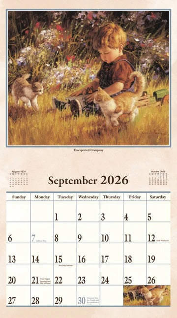 PINE RIDGE ART - CALENDRIER BYGONE DAYS 2026