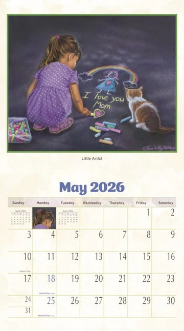 PINE RIDGE ART - CALENDRIER YOUNG AT HEART 2026