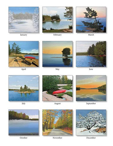 PINE RIDGE ART - CALENDRIER NORTHERN GETAWAY 2026