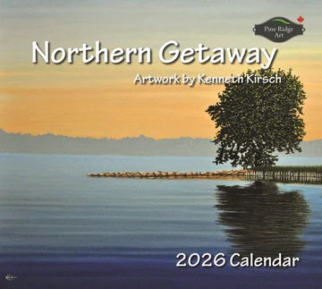PINE RIDGE ART - CALENDRIER NORTHERN GETAWAY 2026