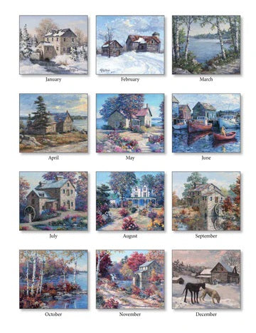 PINE RIDGE ART - CALENDRIER HOMESTEAD 2026