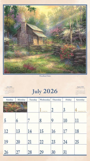 PINE RIDGE ART - CALENDRIER COUNTRY LIVING 2026