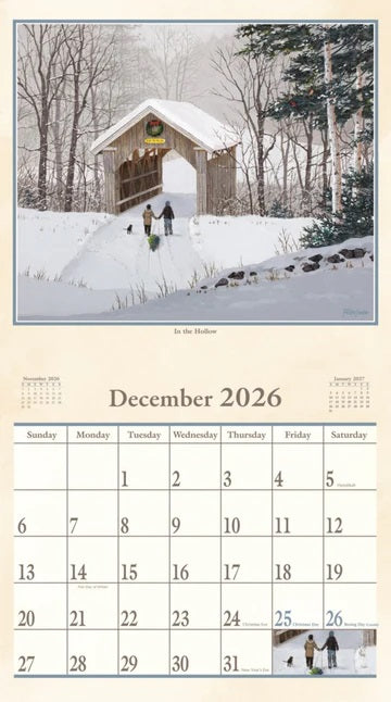 PINE RIDGE ART - CALENDRIER PLACE TO CALL HOME 2026