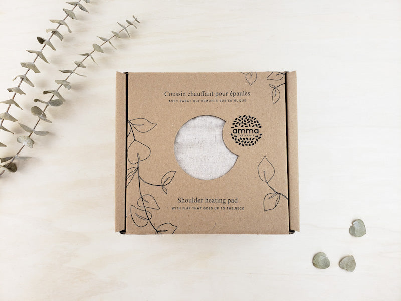 AMMA - COUSSIN CHAUFFANT POUR EPAULE - SABLE