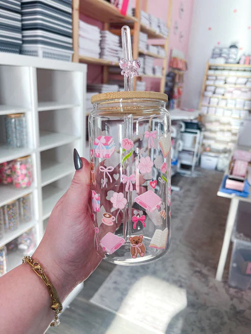 VERRE BOHO 16oz LIVRE ET COQUETTE