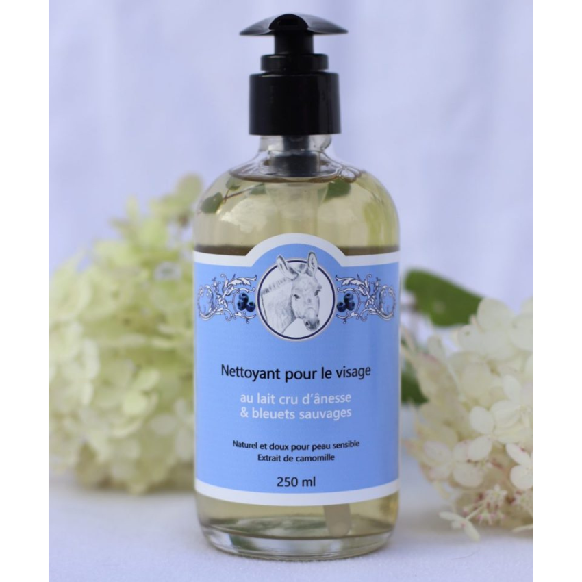 ASINERIE ANE GARDIEN - NETTOYANT VISAGE LAIT D'ANESSE & BLEUETS SAUVAGES