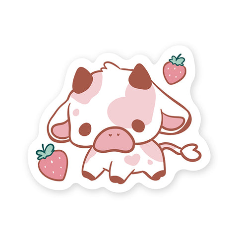 STICKERYOU - COLLANT '' STRAWBERRY COW ''