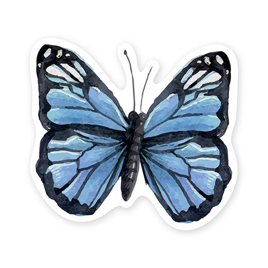 STICKERYOU - COLLANT''BLUE BUTTERFLY ''