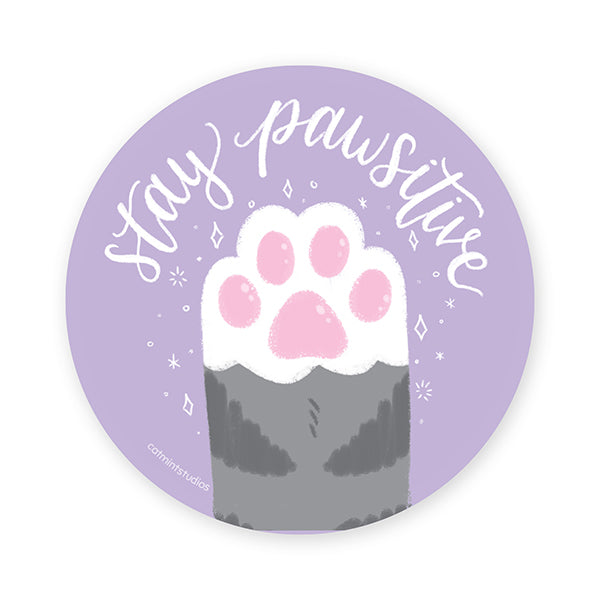STICKERYOU - COLLANT ''STAY PAWSITIVE''