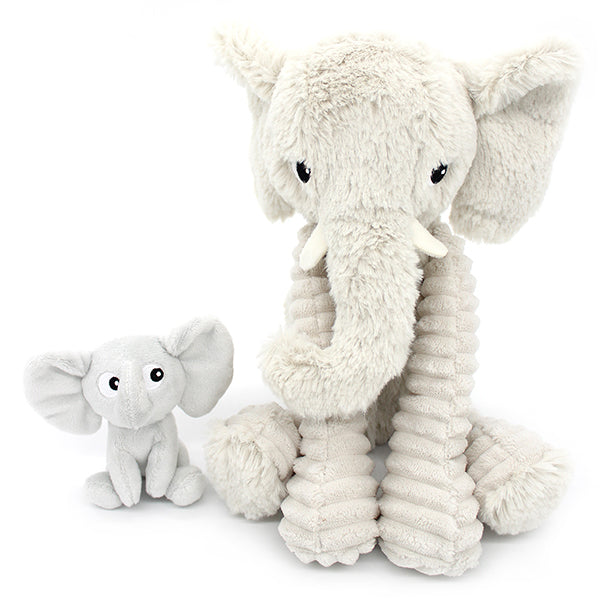 DIMOITOU MAMAN & BEBE ELEPHANT GRIS