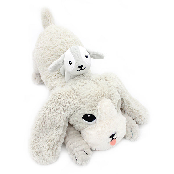 ILOVEYOU MAMAN & BEBE TOUTOU CHIEN GRIS