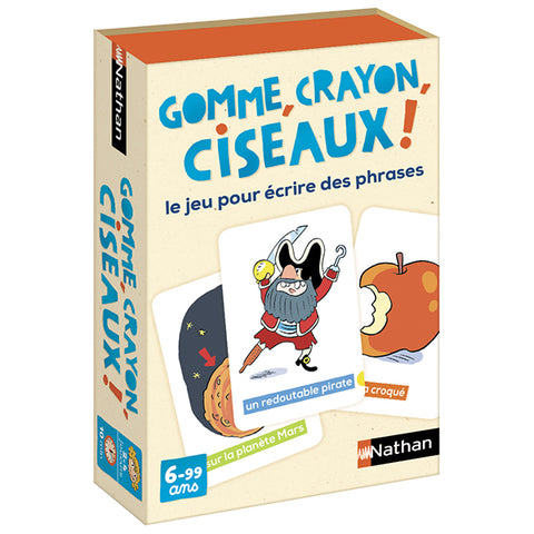 NATHAN - GOMME, CRAYON, CISEAUX !