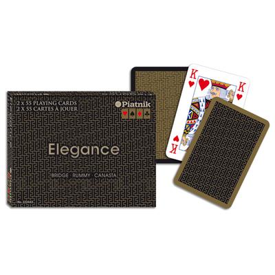 PIATNIK - JEU DE CARTE DOUBLE ''ELEGANCE''