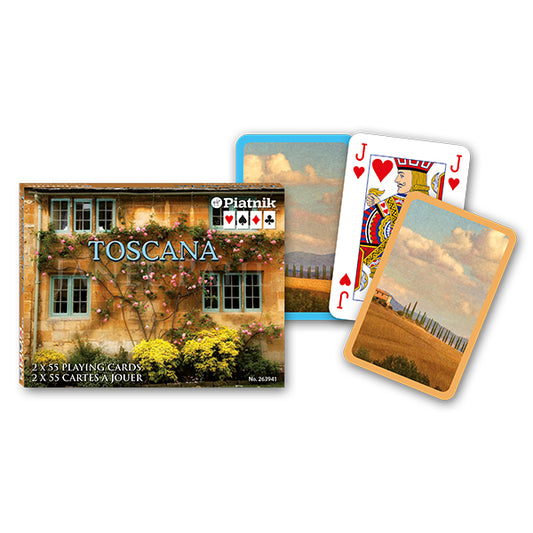 PIATNIK - JEU CARTES DOUBLE "TOSCANA"