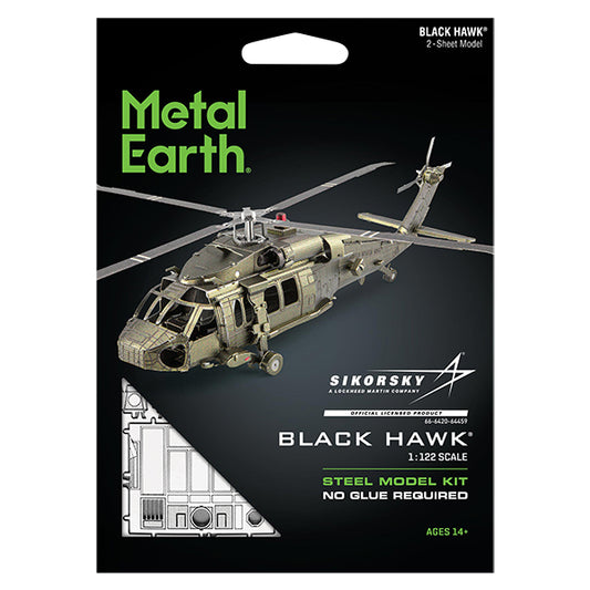 METAL EARTH - HELICOPTERE UH-60 BLACK HAWK