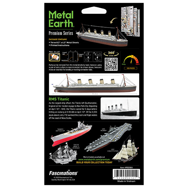 METAL EARTH -  RMS TITANIC PREMIUM SERIES