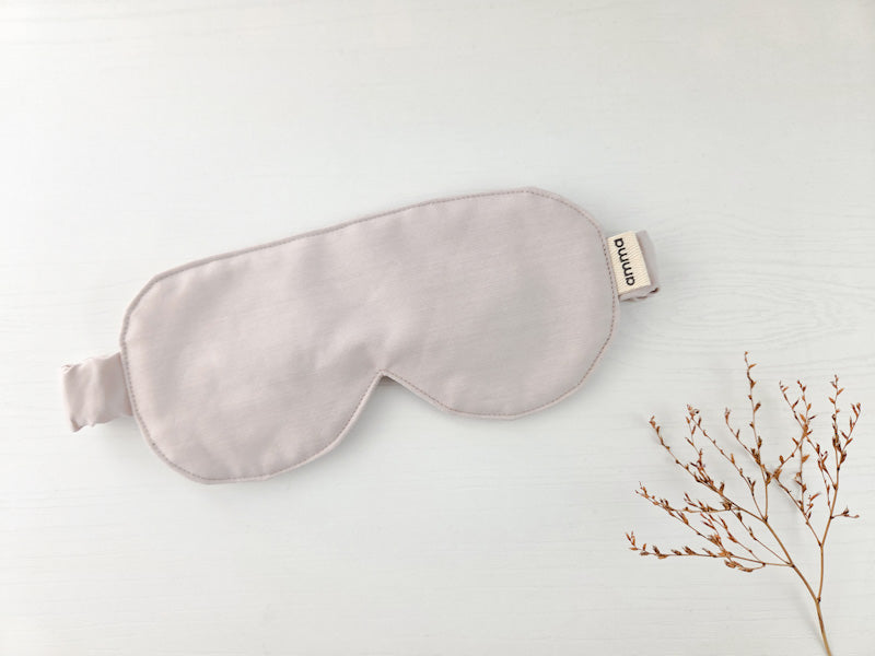 MASQUE DE SOMMEIL EN TENCEL ROSE PALE