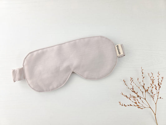 MASQUE DE SOMMEIL EN TENCEL ROSE PALE