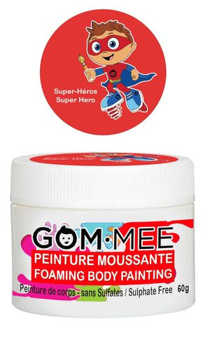 PEINT POUR  CORPS "SUPER HEROS" ROUGE 60G