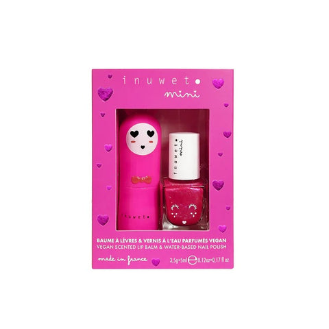Duo baume cerise & vernis kids - Fushia
