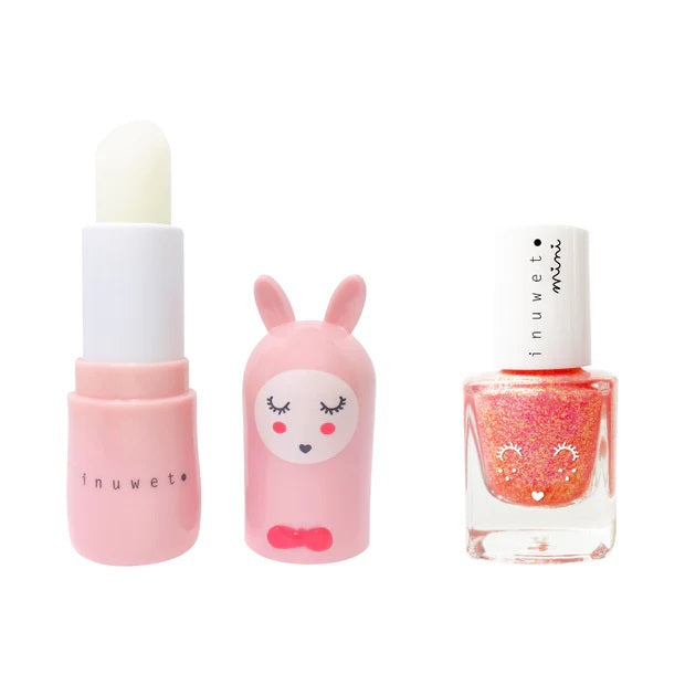 Duo baume fraise & vernis kids - Rose Pâle