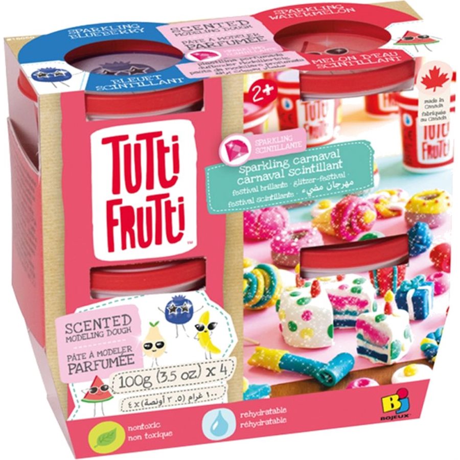 TUTTI FRUTTI- ENSEMBLE  SCINTILLLANTS PARFUME FRUIT 4 X 100gr