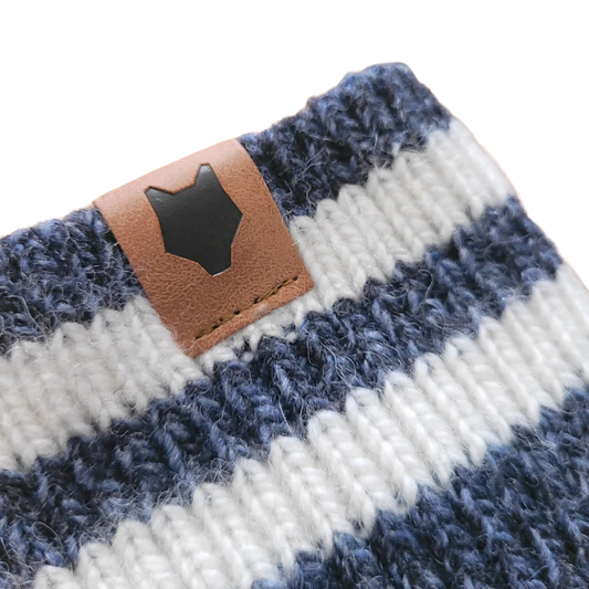 BAS LAINE MOUTON/MERINOS MARINE BANDE BLANC GRAND