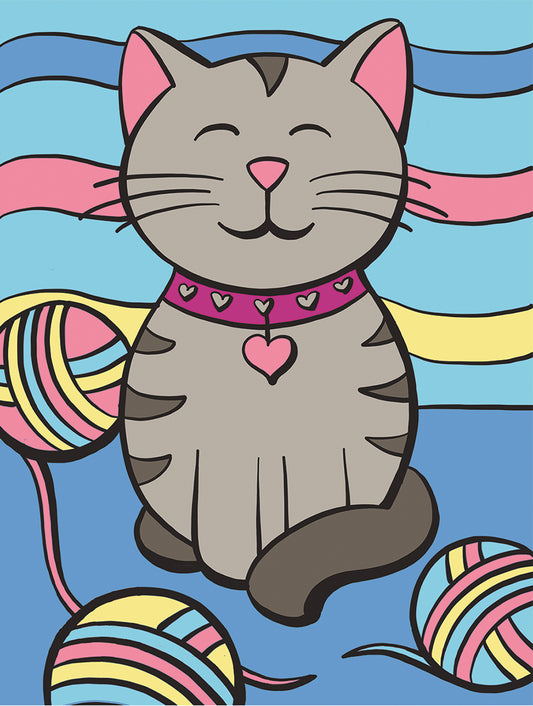 ROYAL - PEINTURE NUMERO "MY FIRST" CHATON