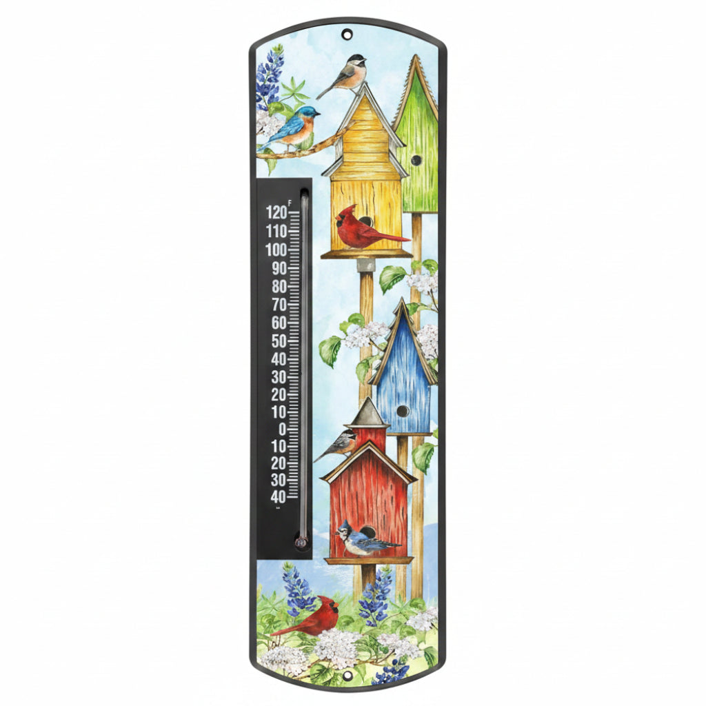 THERMOMETRE  " COLORFUL HOUSE"