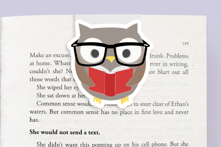 MARQUE-PAGE MAGNETIQUE JUMBO - HIBOU