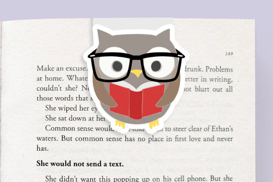 MARQUE-PAGE MAGNETIQUE JUMBO - HIBOU