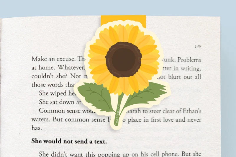 MARQUE-PAGE MAGNETIQUE JUMBO - TOURNESOL