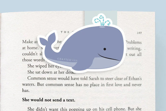 MARQUE-PAGE MAGNETIQUE JUMBO - BALEINE