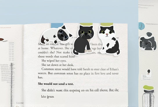 ENSEMBLE MARQUE-PAGE MAG MINI - CHAT 3PCS