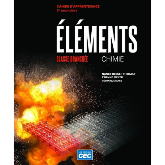 ÉLÉMENTS  – VERSION PAPIER - SECONDAIRE 5
