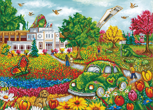 DIAMOND DOTZ - JARDIN BOTANIQUE C.GENEST