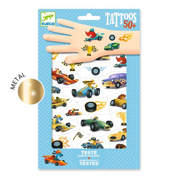 DJECO - TATOUAGES BOLIDES METAL