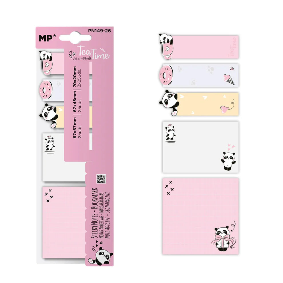 MARQUE-PAGES ADHESIF - PANDA