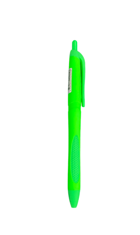STYLO GEL RET BERRY 0.7MM VERT CLAIR