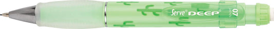 PORTE-MINES "DEEP NATURE" 0.7mm VERT LIME/CACTUS