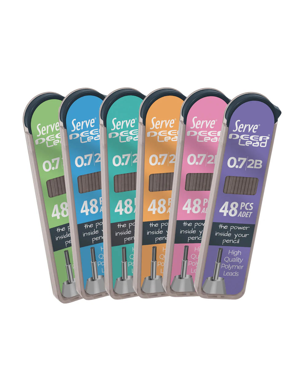 TUBE PASTEL DE 48 MINES "SERVE" 0.7MM 2B