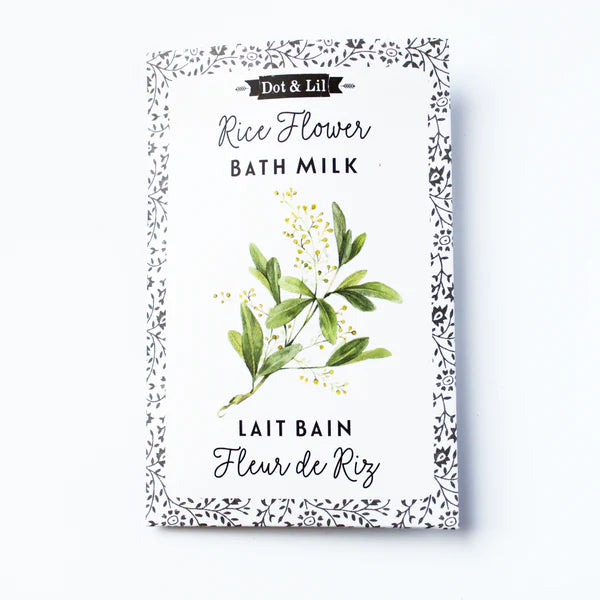 SACHET LAIT BAIN FLEUR DE RIZ 75G