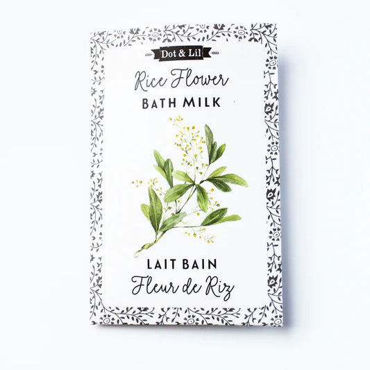 SACHET LAIT BAIN FLEUR DE RIZ 75G