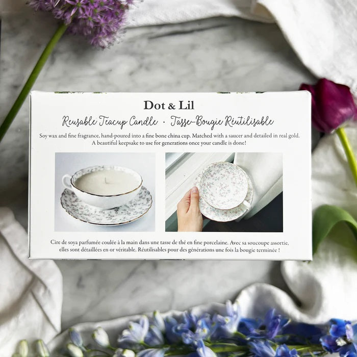 TASSE BOUGIE SOYA 25H FLEUR DE RIZ