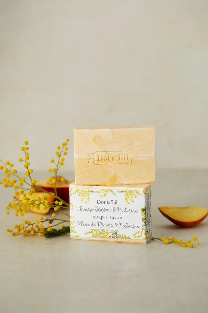 SAVON FLEUR DE MIMOSA & NECTARINE 128G