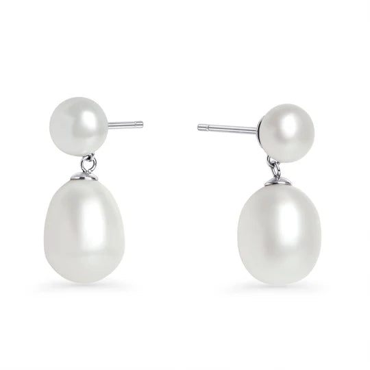 MIA - BOUCLE D'OREILLE "PENDANTES PERLES REINA"