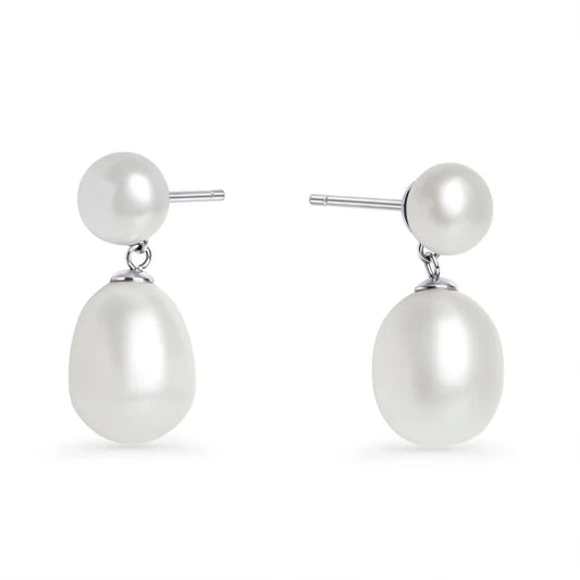 MIA - BOUCLE D'OREILLE "PENDANTES PERLES REINA"