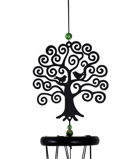 CARILLON METAL ARBRE DE VIE OISEAU 5 X 32"