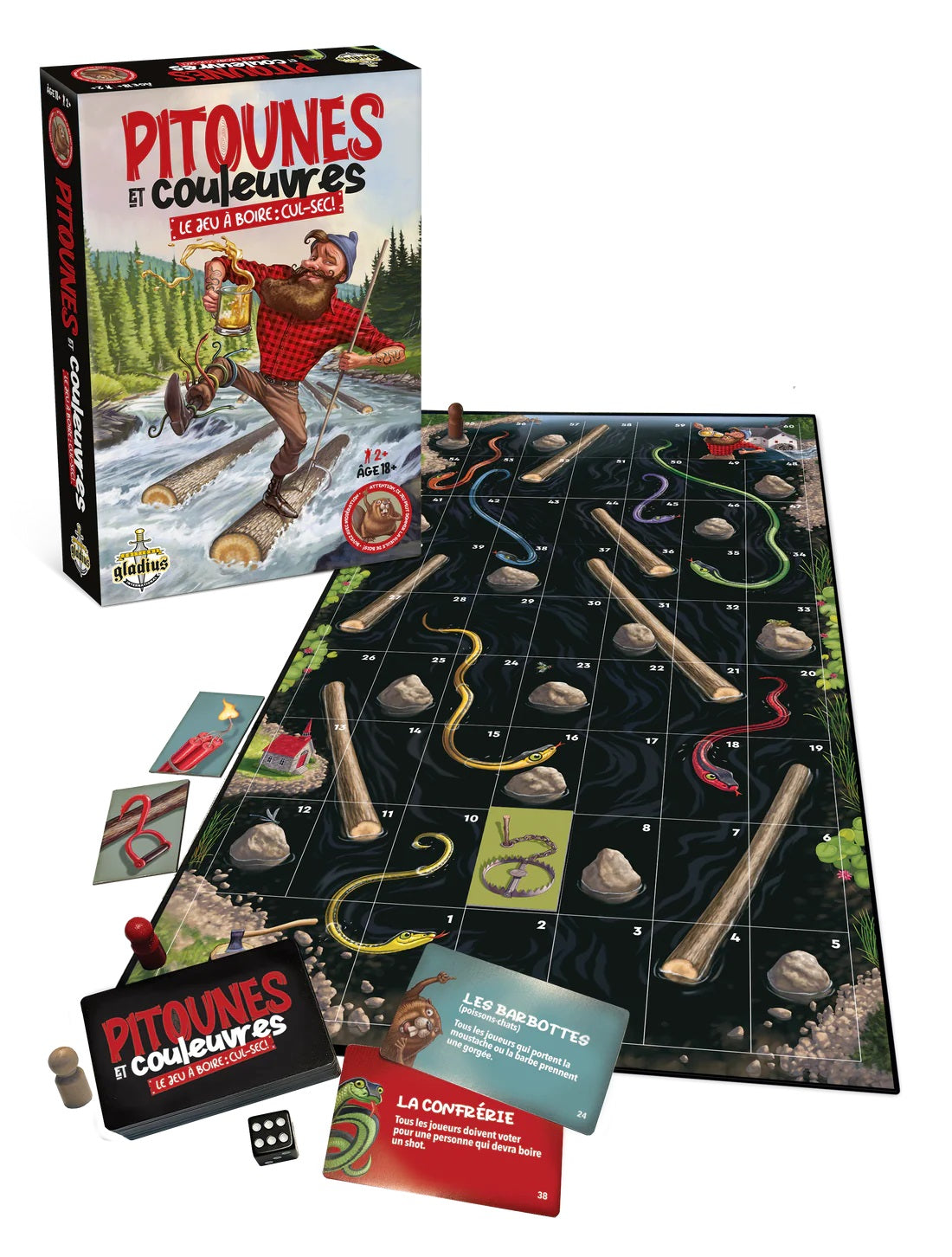 JEU PITOUNES ET COULEUVRES